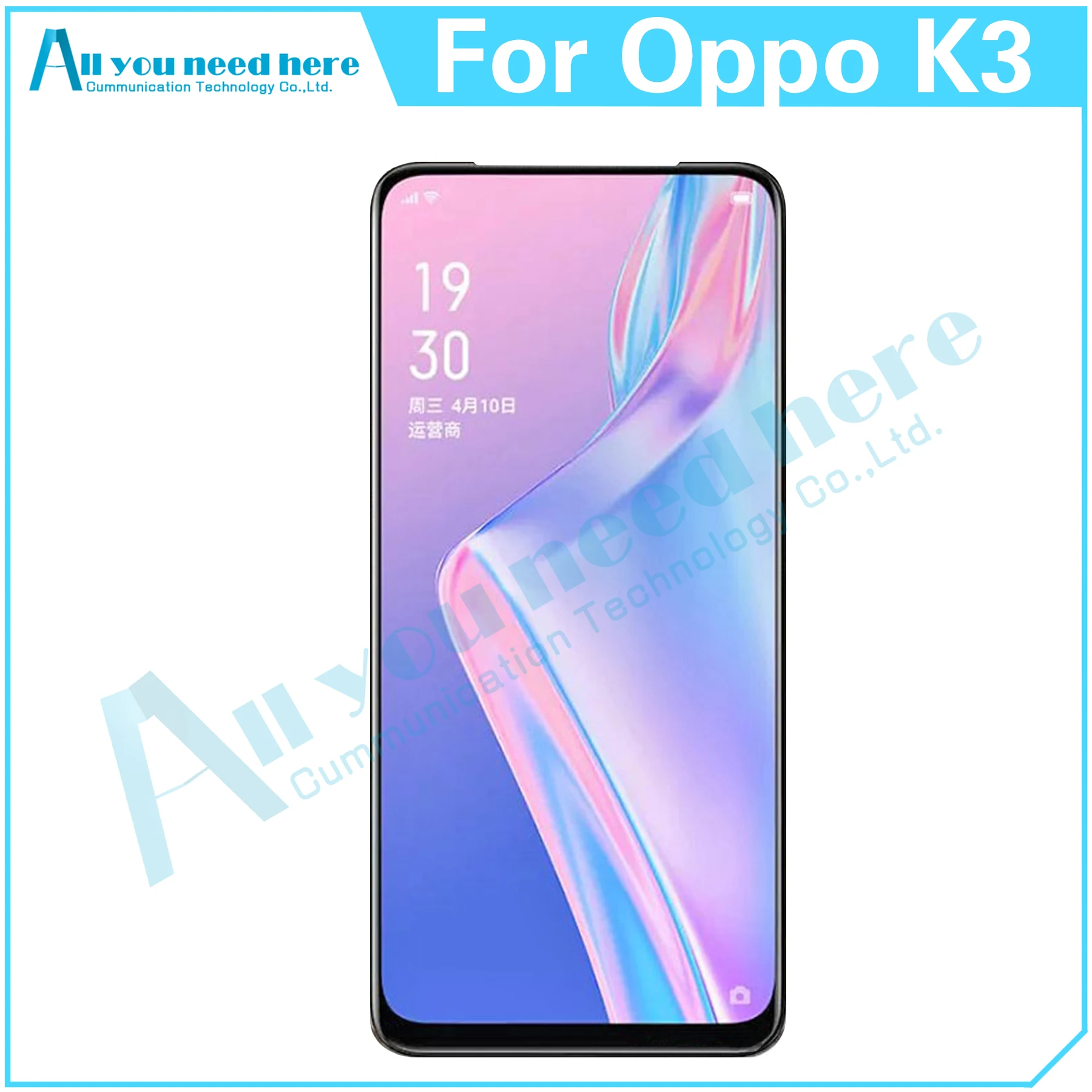

Дисплей 6,5 дюйма для Oppo K3 CPH1955 CUN-AL00 PCGM00, Замена ЖК-дисплея