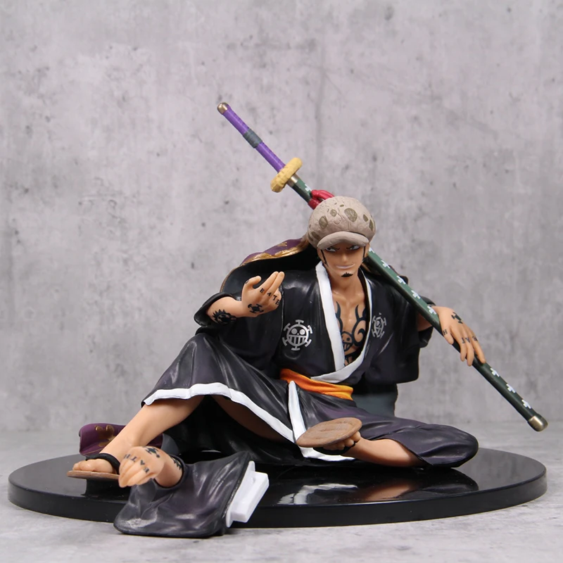 

13cm One Piece Trafalgar Law Figure Anime Sitting Kimono Pop Action Figurine Pvc Model Kids Gifts Figure Ornaments Decorate