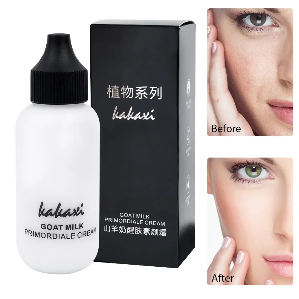 50ml Goat Milk Liquid Foundation Cream Waterproof Oil-control Cover Acne Base Cream Makeup Moisturize Matte Concealer Makeup