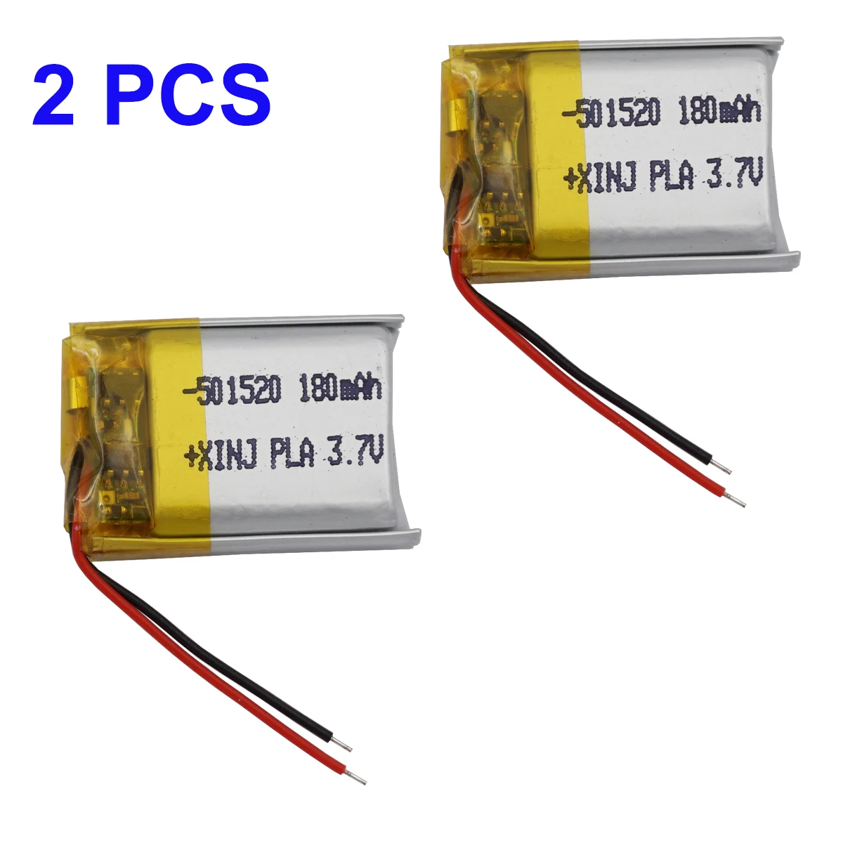 Batería Recargable Polímero Litio 3,7 2600 MAh 505573 2 LED