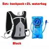 Outdoor Cycling Hydration Backpack 2L Big Caliber Water Bag Rucksack Foldable Waterbag Knapsack Bicycle Bladder Packsack Set 1