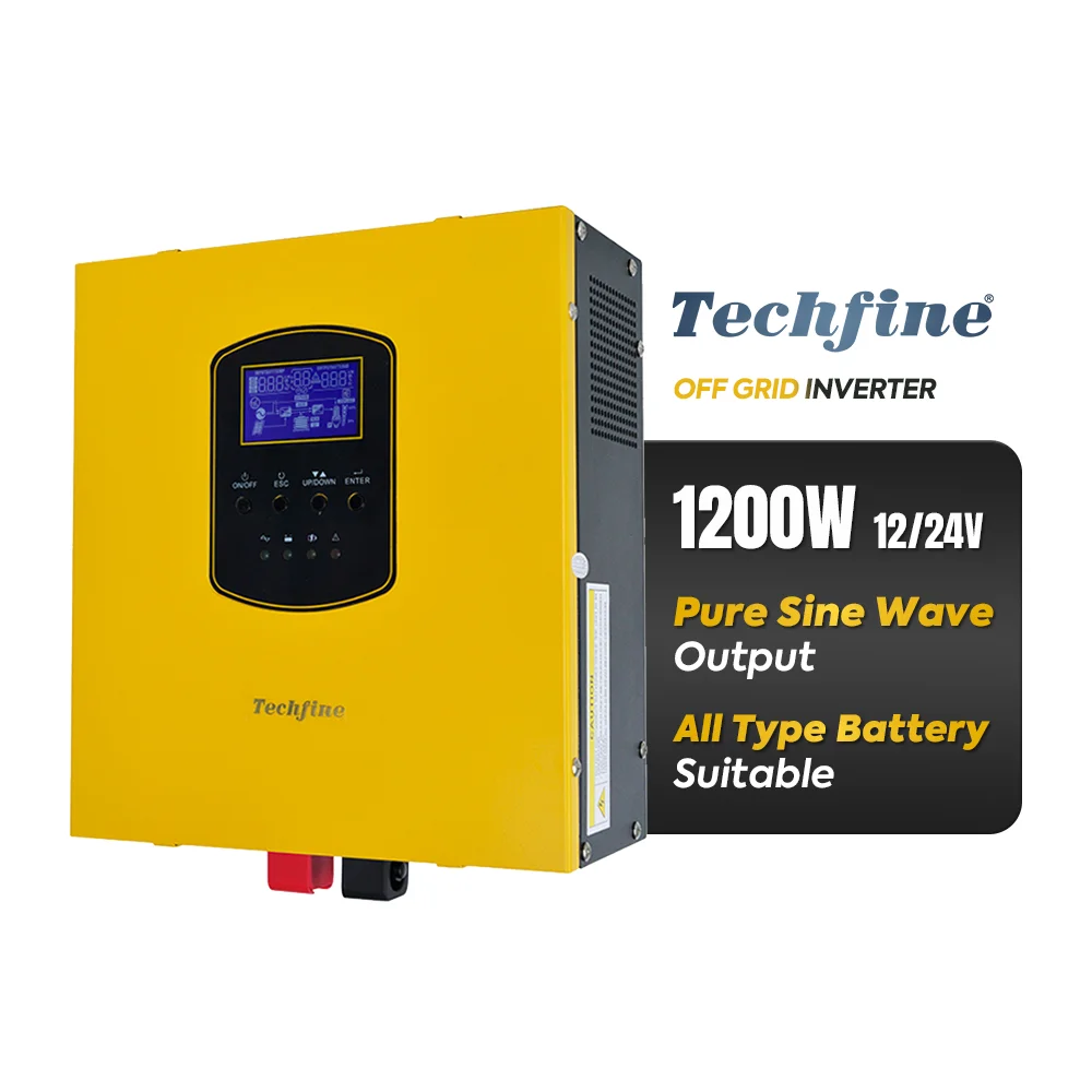 Inverter Solare A Consegna Rapida 1200W 1.5Kva 12V 24 Volt Off Grid 3Kw 2Kw 1Kw Inverter Ibrido Per Sistema