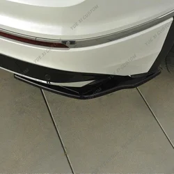 For VW Tiguan MK2 R-Line 2015-2020 Maxton Style Car Rear Side Splitters Rear Bumper Spoiler Canards Body Kits Trim Accessories
