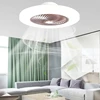 Hot selling intelligent remote control colorful ceiling fan light invisible blade retractable silent [two pieces 10% discount] 1