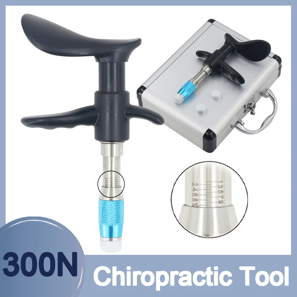 

300N Chiropractic Adjusting Tool 10 Levels Manual Spine Correction Therapy Machine Portable Vertebration Pain Relief Health Care