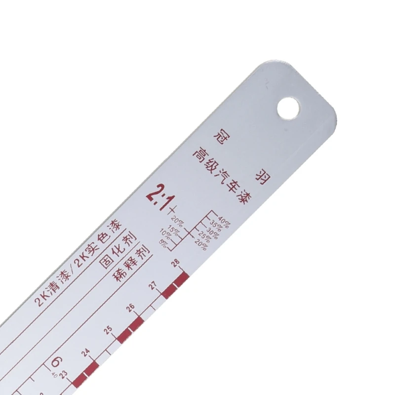 Regla Recta De Metal De Acero Inoxidable De 20cm, Medición De Doble Cara, Escala De CM