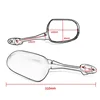 Pair Black Left Right Motorcycle Rear View Mirrors For Honda CBR600RR 2003 2004 2005 2006 2007 CBR1000RR 2004 2005 2006 2007 5