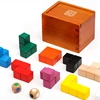 Logic Puzzles Adults and Kids Brain Challenges IQ Test Wooden Soma Cube with Cards Fun Educational Rompecabezas De Ingenio 5