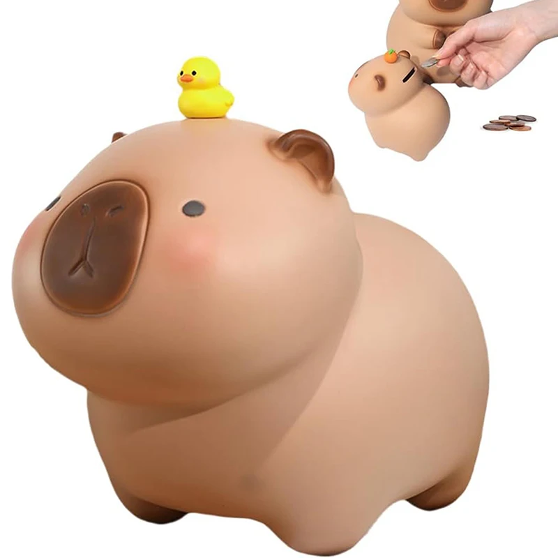 Capybara Piggy Bank, Capybara Coin Bank Piggy Bank, Creative Cute Cartoon Storage Money Box, Money Coin Bank