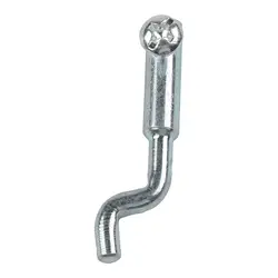 Dog Leg Z Cable End for Garden Tools - Single Hole Fixing for Up to 2mm Cables (1pcs)