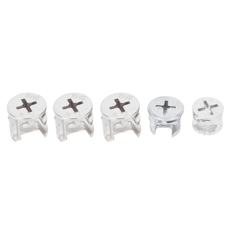 75pcs 두꺼운 3 in 1 커넥터 편심 휠 커넥터 가구 하드웨어 직경 15mm/13mm/12mm