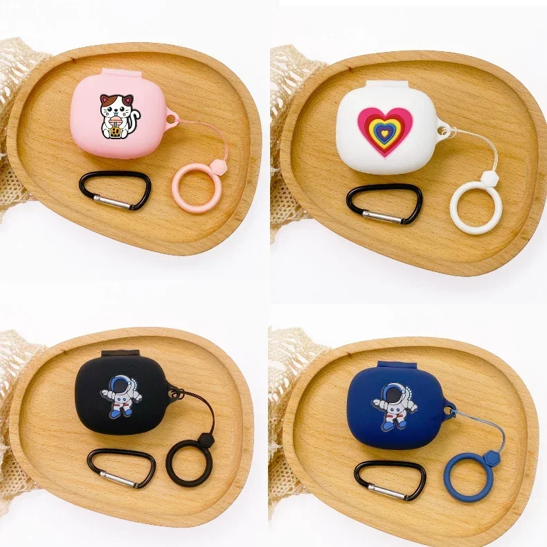 Custodia Per Anker Soundcore R50I / P20I Custodia Per Auricolari In Silicone Con Anello Anti-Goccia Carino Cover Adorabile Per Soundcore P20I