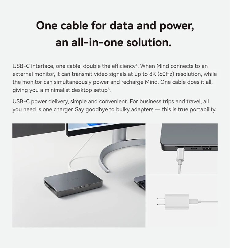 Khadas Mind 2, Pocket Mini PC with Intel Core Ultra 7 155H, 5.55Wh Battery, Thunderbolt 4, 8K, Win 11 Home, Micro Desktop Comput