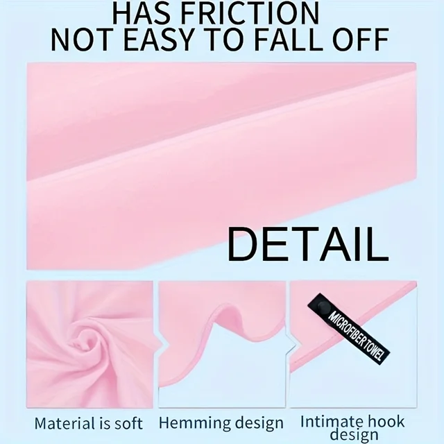 Outdoor Sports Soft Quick Dry Towel Pink Microfibre Swimming Running Sports Accessories Beach Towel Can be used for fitness 4