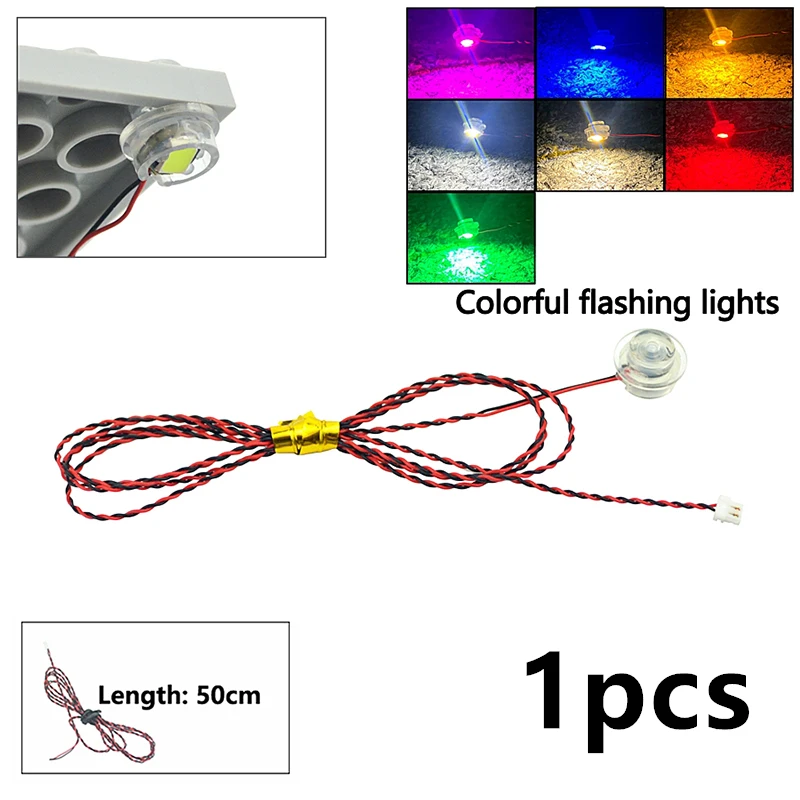 DIY LED Light Kit with Remote Control - Customizable Building Block Lamp
