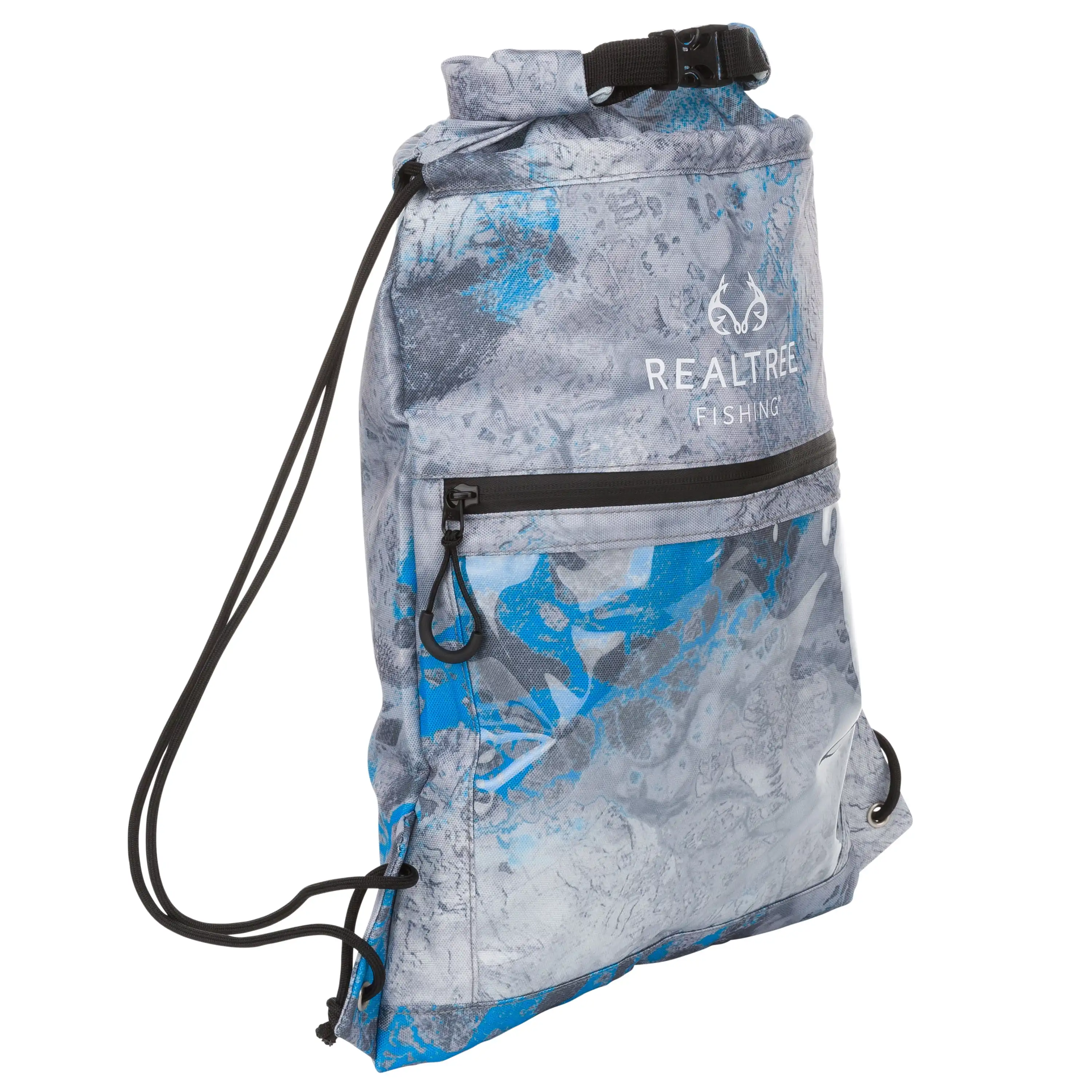 

Realtree Wav3 Tahoe Blue Roll Top 10 л, сухая сумка унисекс, серая, легкая, водонепроницаемая