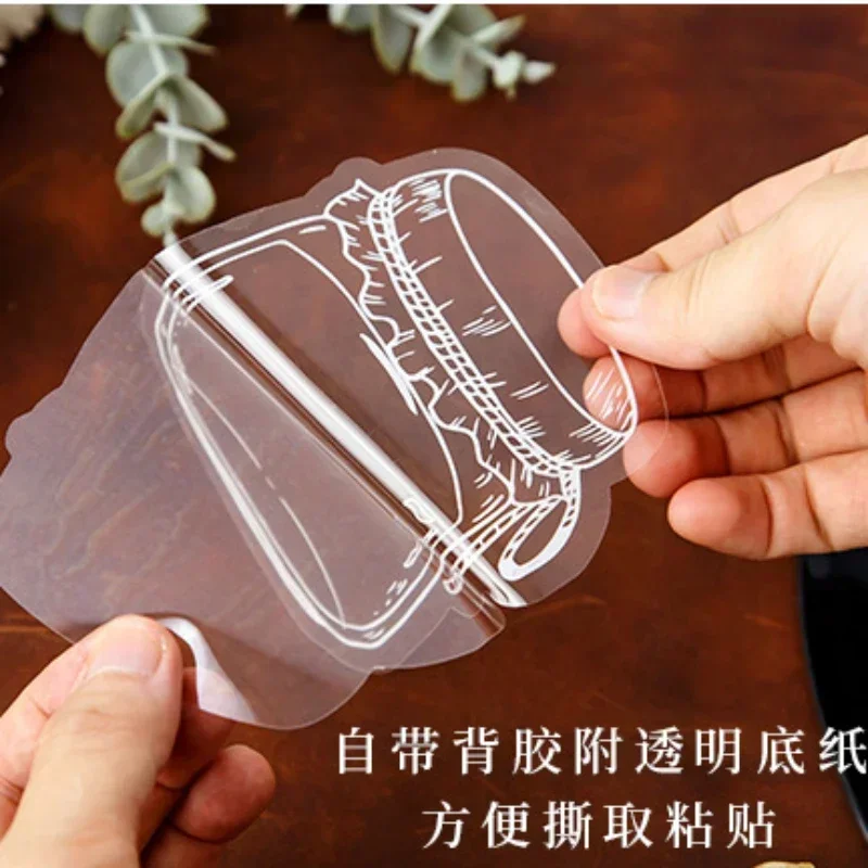 Transparent Glass Bottle Shape Flower Leaf Bookmark Making Cover DIY Handmade Plastic Sealed Plant Specimen Accessories 20pcs