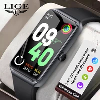 LIGE 2026 1.47 "HD montre intelligente femmes sport Fitness Bracelet thermomètre moniteur de santé étanche femmes Smartwatch pour Androi 1