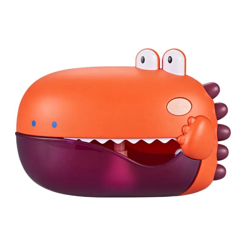 Giocattoli da bagnetto per bambini Musica Dinosauro Macchina per bolle Giocattoli da bagno Vasca da bagno Sapone Automatico Creatore di bolle Giocattoli Giocattolo da bagno per bambini - immagine 2