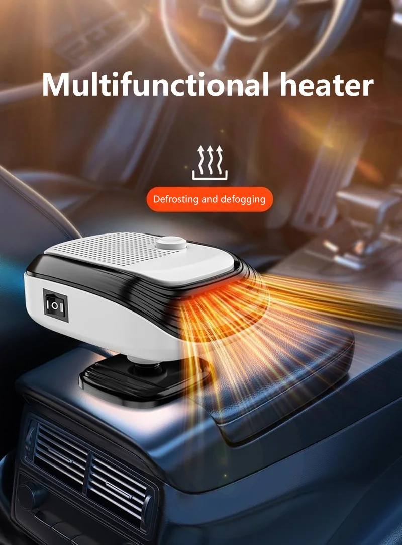 Xiaomi Fast Heating 12V/24V Car Heater & Defroster, Dual Speed Quick Warm Up, Fr