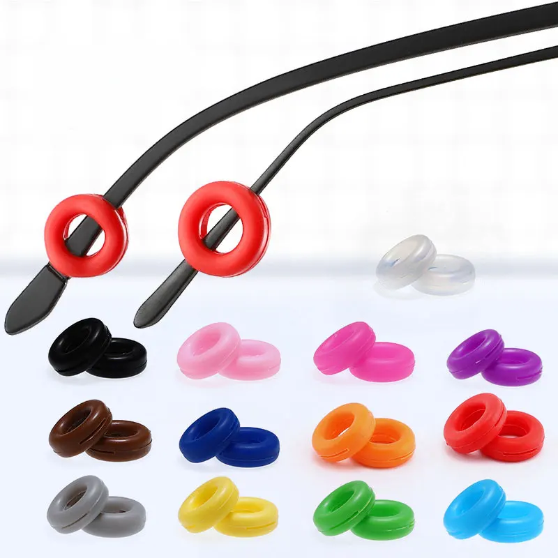

Glasses Accessories Circular Silicone Non-slip Sleeves Ear Hooks Glasses Legs Accessories Earmuffs Spectacles Sunglasses Covers