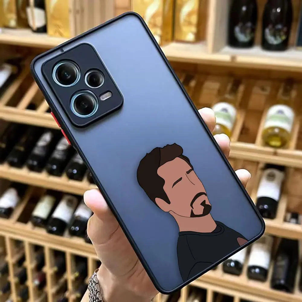 thumbnail image 1 of Matte Case for Redmi NOTE 12 11 10 11S 10S 9 9S 8 7 6 5 4 3 PRO PLUS 4G 5G Case Funda Coque Shell Marvel Avengers Heros Faceless, 1 of 5