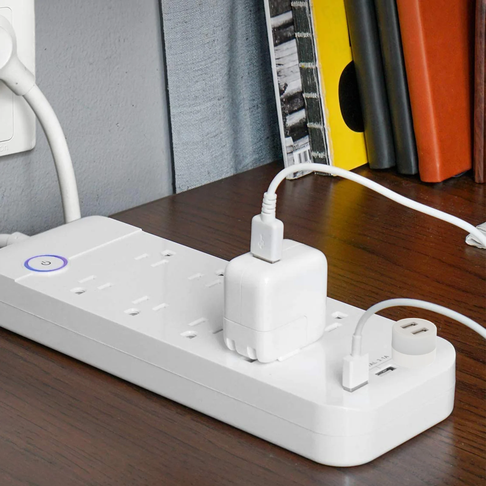 

2pcs Car Light 2-port USB Hub Adapter USB Powered Illumination Light Night Lamp