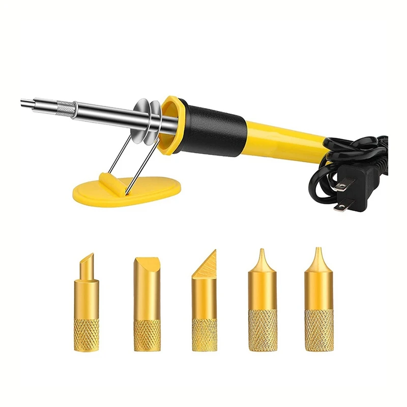 

5 Pcs Wood Burning Tools Carving Tools Set Replaceable Points Wood Burning Kit For Enthusiast Beginners US Plug