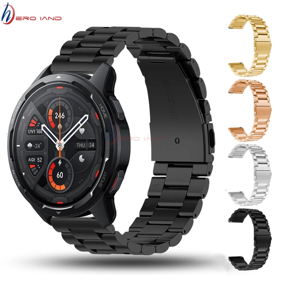 

Stainless Steel Strap For Xiaomi MI Watch S1 Active /Watch Color 2 Watch Band 22mm MI watch sport Strap Replaceable Accessories