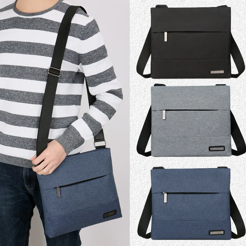 

Casual Mens Business Messenger Bag Waterproof Crossbody Travel Bag Simplicity One Shoulder Bag Outdoor Street Sports Bag