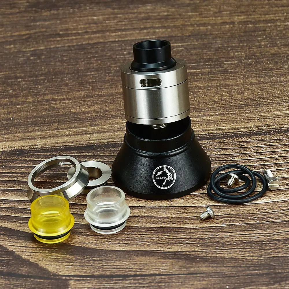 

wolfcoolvape Sentinel rda vape mtl 316SS BF RDA 510 drip tip Rebuildable Dripping Atomizer Bottom Feeding Pin