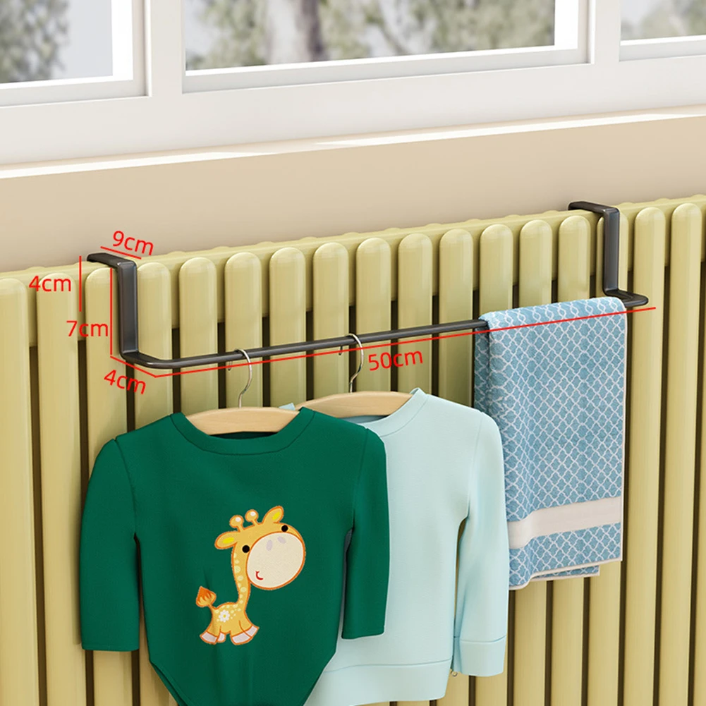 Radiator Towel Rail Heating Radiator Hanging Rack Drying Rack Clothes Drying Kitchen Accessories Hook