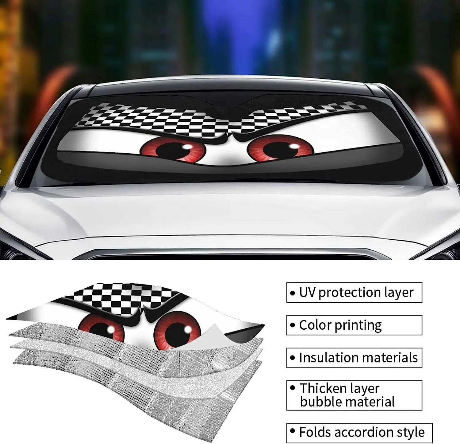Baseus Small CoolRide Windshield Sun Shade Umbrella Lite - Black
