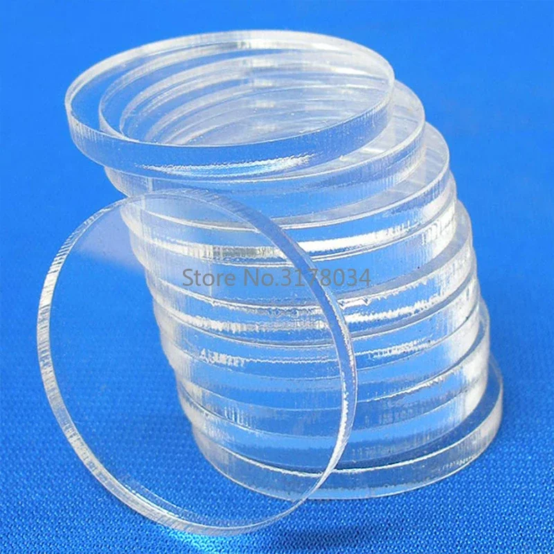 3mm Clear Extruded Circle Acrylic Discs Sheet For picture frames Round Cake Disks Holders DIY Craft Bake Goods Tool