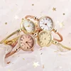 Female Watches Women Bracelet Watch Small Gold Bangle  Stainless Steel Retro Ladies Quartz Wristwatches Clock Dress Montre Femme 1