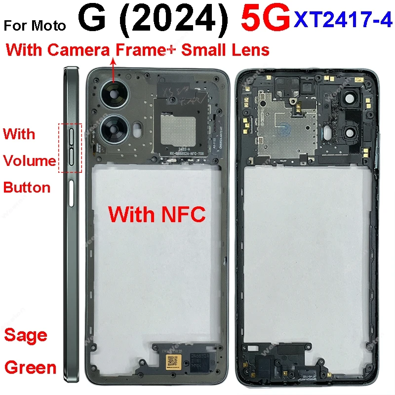 LCD Front Frame Bezel Plate Middle Frame Housing Replacement