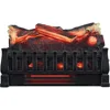 Electric Log Set 1,000 Sq Ft Heater, Faux Logs Insert with Infrared Flames for Existing Fireplaces, Remote Control Included 6