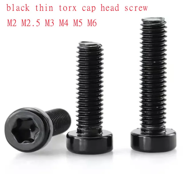 Tornillos De Cabeza Lente TORX De Acero Inoxidable A2, Color Blanco, M4, M5, M6, Norma ISO 7380, Marca Screws4Bikes