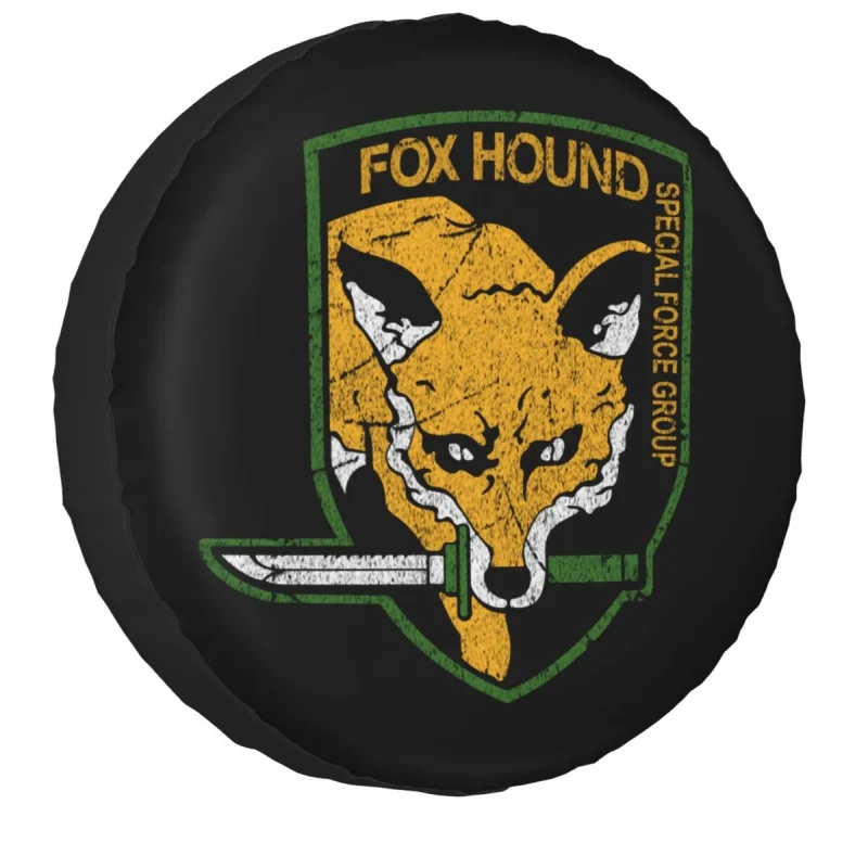 

Gear Solid Fox Hound Spare Tire Case Bag for Suzuki Mitsubish Video Game Car Wheel Protectors Accessories 14" 15" 16" 17"