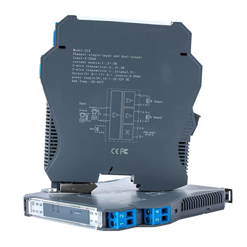 

Intelligent Distribution Signal Ioslators 0-10v 4 20ma 0-5v 1-5v Current Signal Convertor DC24V 1 in 1Out Analog Signal Isolator