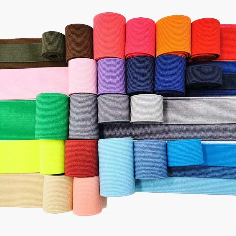 Colorful High-Elastic Latex Knitted Bands