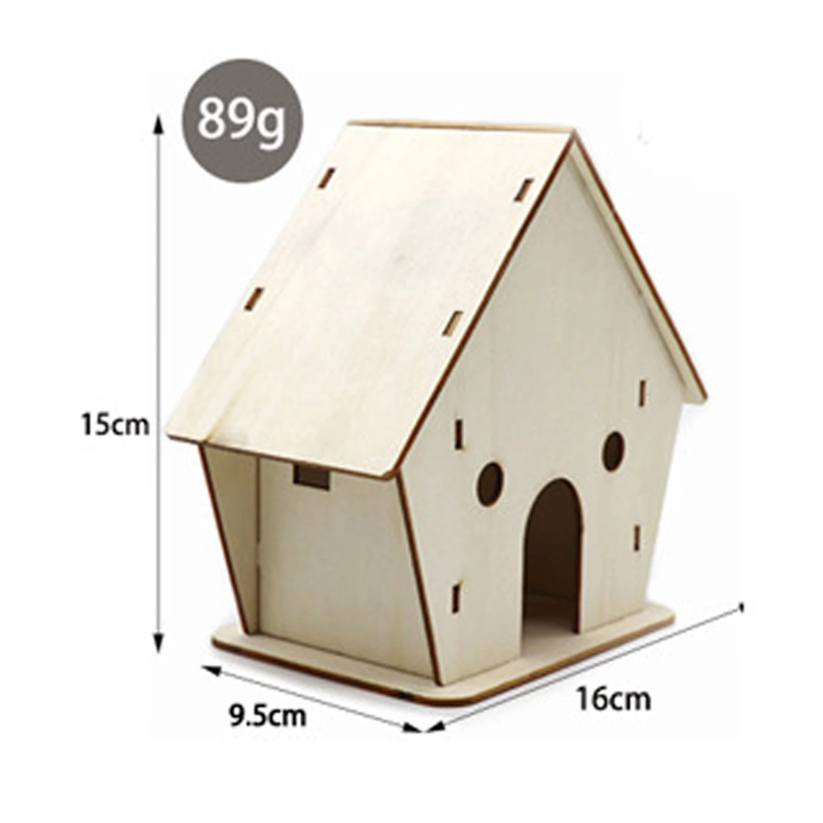 Kit Casetta Per Uccelli In Legno Da Dipingere Per Bambini - DIY Progetti Di Artigianato, Casette Per Uccelli - Progetti Artigianali - Foto 2