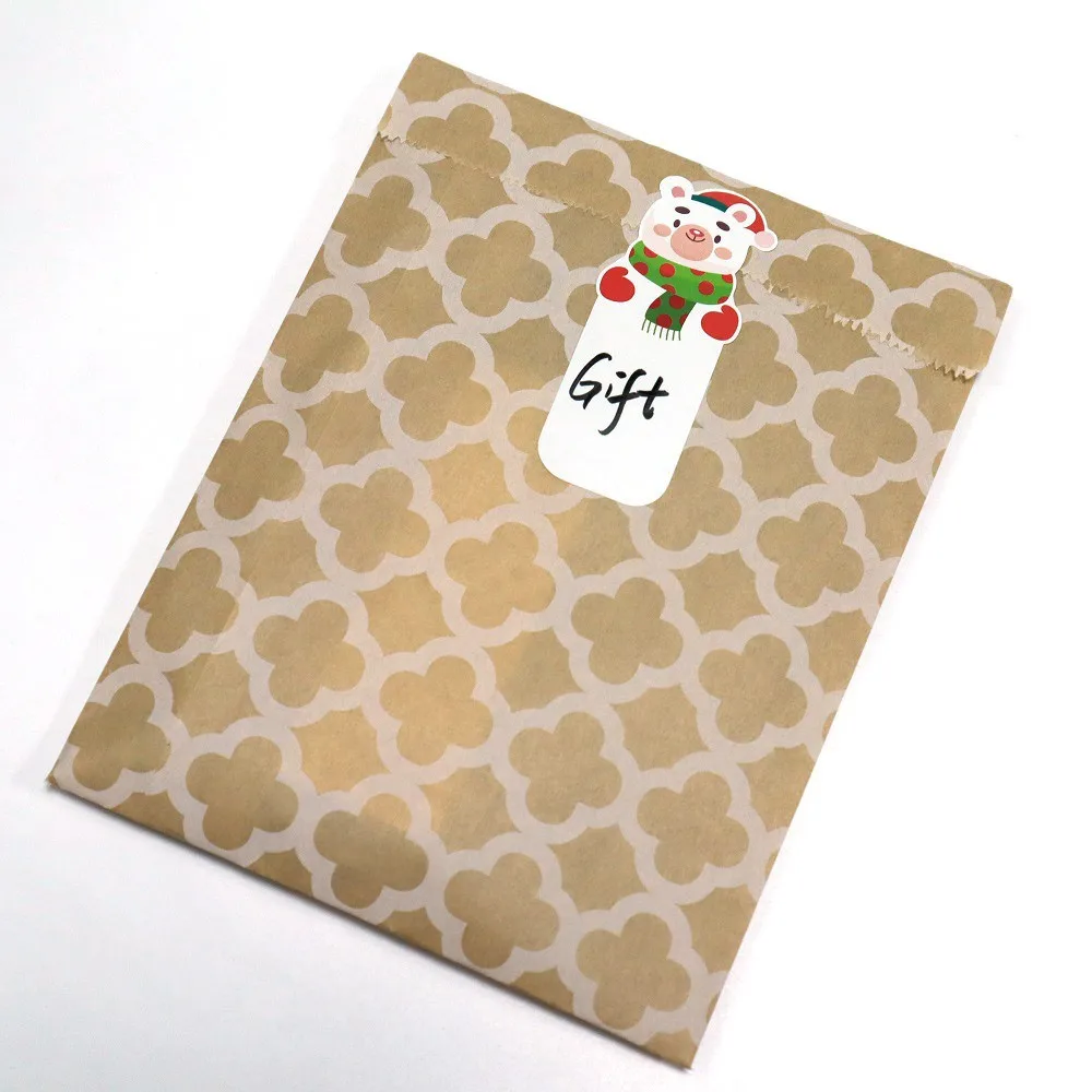 10-40Pcs 12,5 x9cm Frohe Weihnachten Aufkleber Mode Cartoon Nette Etiketten Für Geschenk Dekorative Paket Verpackung Geschenk Box – Detail 13