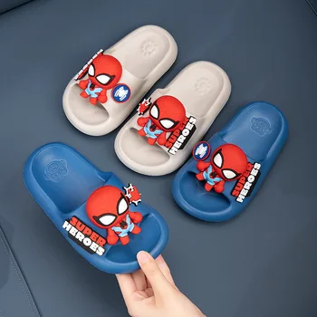 Pantofole per bambini Spider Man Pantofole estive per ragazzi antiscivolo per interni ed esterni per la casa con fondo morbido per ragazzi 1