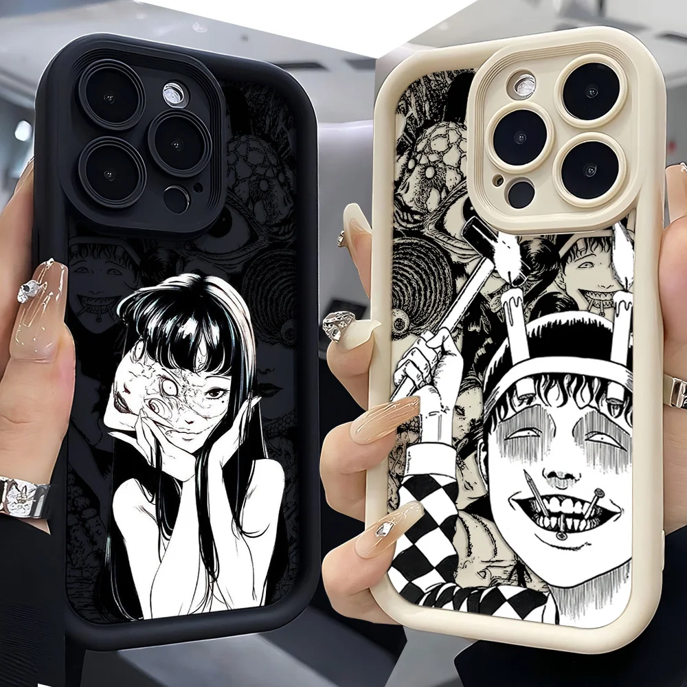 Junji Ito Horror Art Soft TPU Phone Case