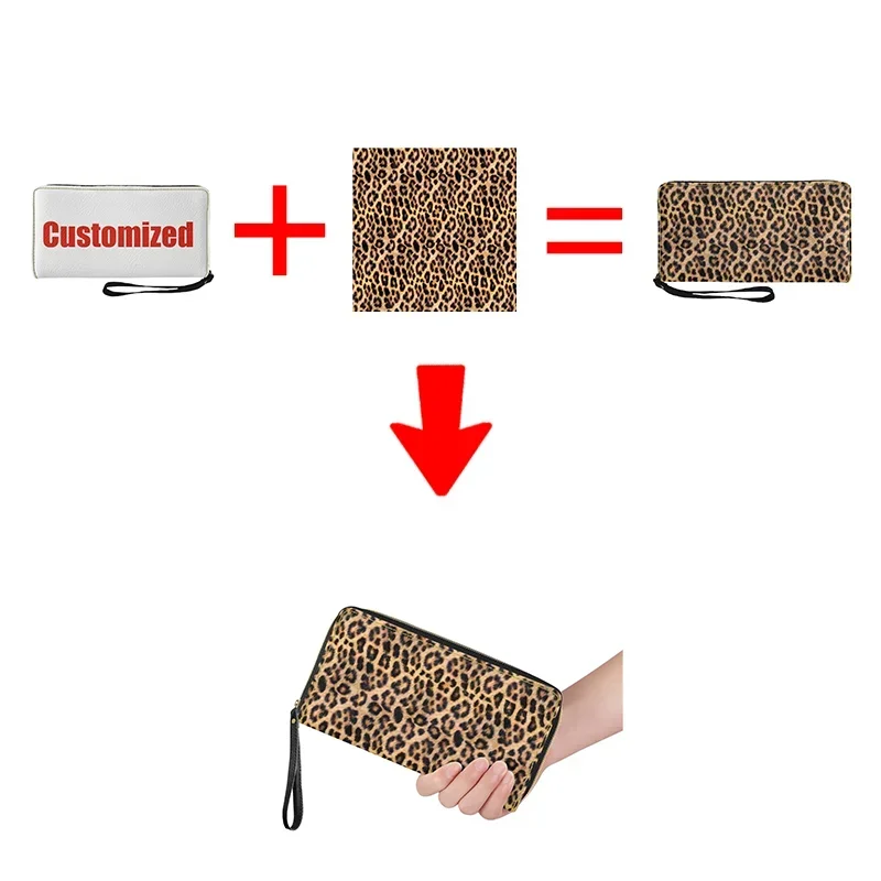 Michael Jackson Custom Wallet Purse Dance Moonwalk Mens Womens Zipper Long Wallets Double Print  Portable Wallet Gift Bag