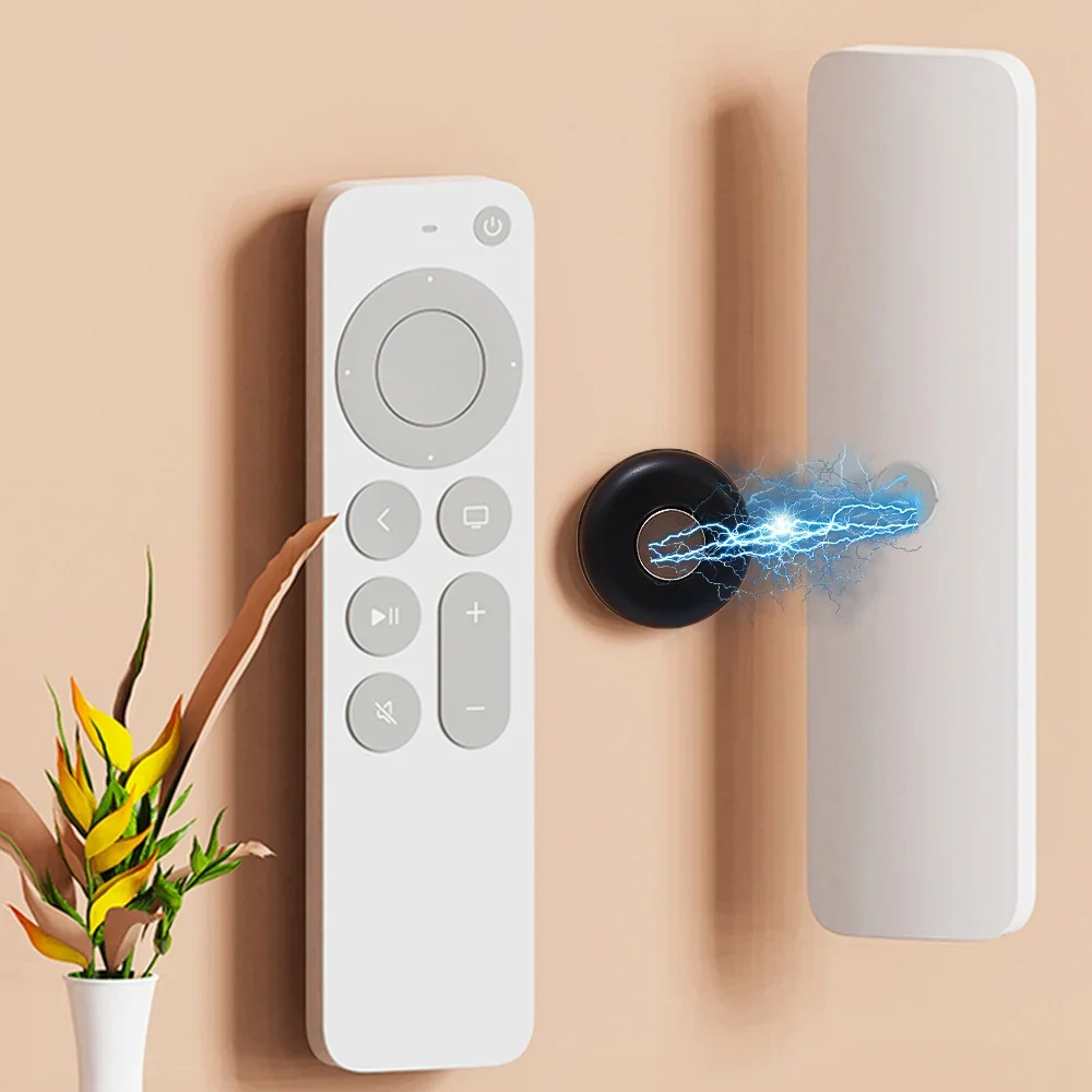 WALLFID N52 High Magnetic Remote Control Holder Wall Mount Holders Hole Free Phone Charging Organizer Storage Containers For Home Office School Supply Storage Black Enhanced Version P 29074398