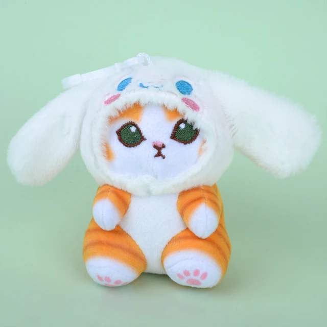 Cute Cartoon Cat Plush Keychain 4