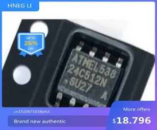 

100% NEW Free shipping At24c512n-10su-2.7 at24c512n 24c512 SOP8