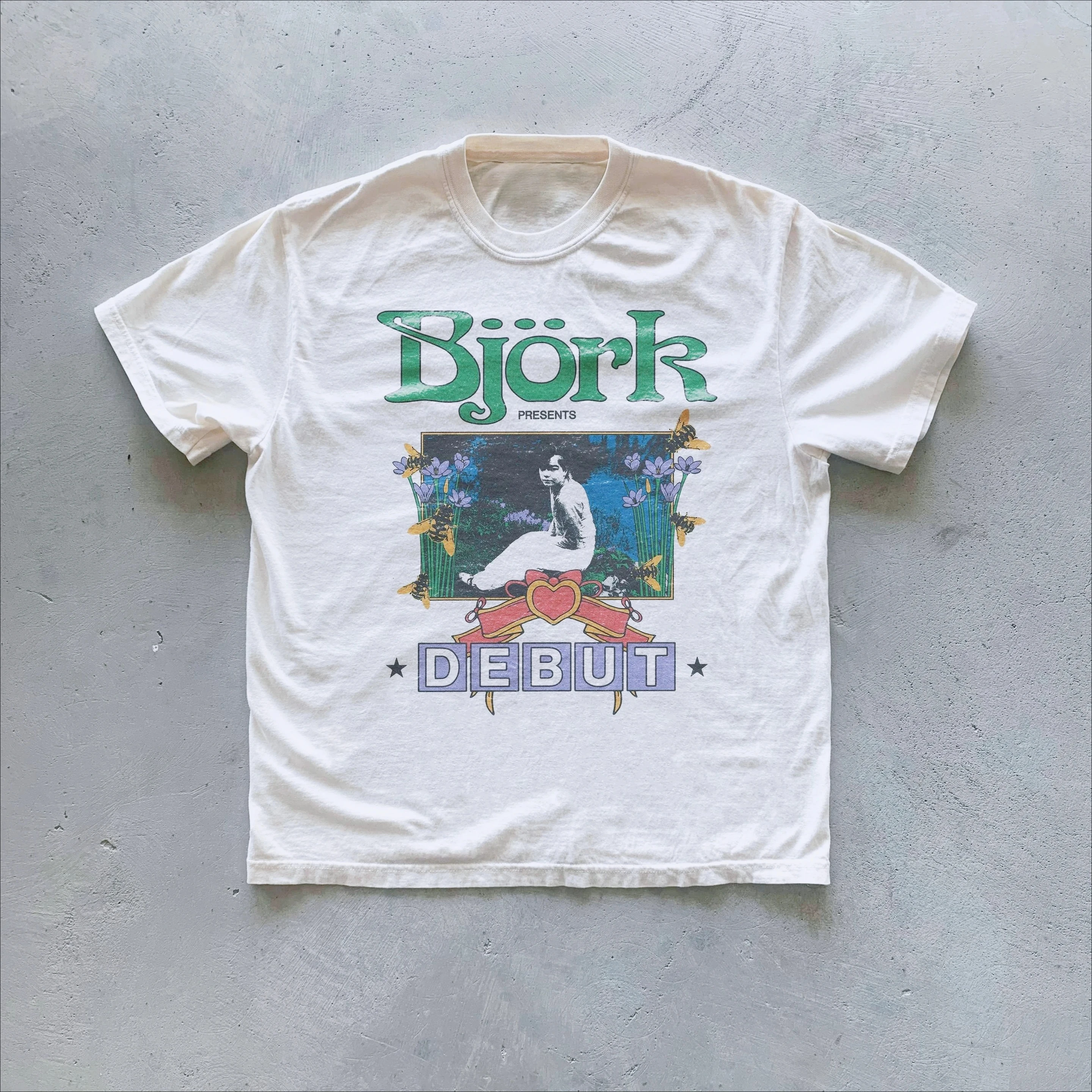 Summer Vintage Unisex Bjork T-Shirt American Hip Hop Rock Street Short Sleeve Men Women Retro High Quality Fashion Cotton Top 3